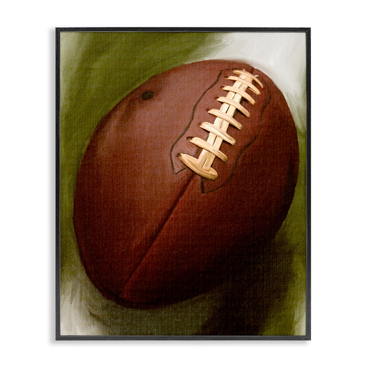 Stupell Industries Traditional Football Painting Framed Giclee Wall Art Design by Regina Moore